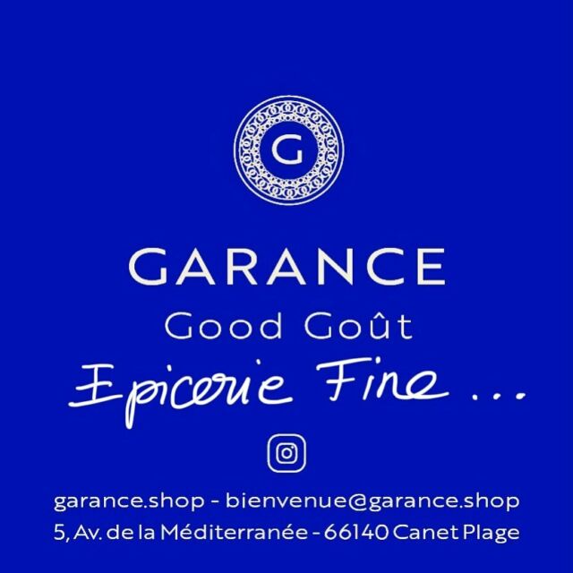 💙 Garance Good Goût 💙
Boutique Concept Store
Épicerie Fine
@biscuiterie_la_sablesienne 
@labelleiloise 
@mykalios 
@la_confituriere 
@lebonbonfrancais 
@bacanha_ 
.
.
.
@canetenroussillon
