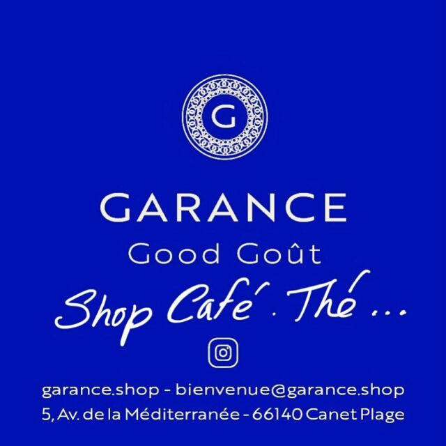 💙 Garance Good Goût 💙
Boutique Concept Store
Shop Café & Thé 
@lacafetierecatalane66 
@dammannfreres_officiel 
@canetenroussillon